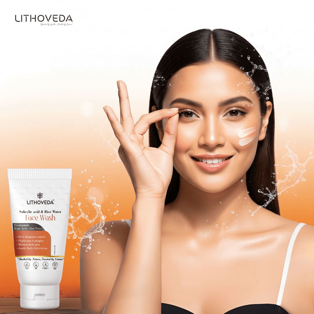 Salicylic acid and Rice water Facewash