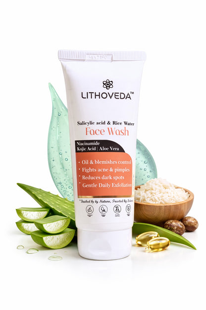 Salicylic acid and Rice water Facewash